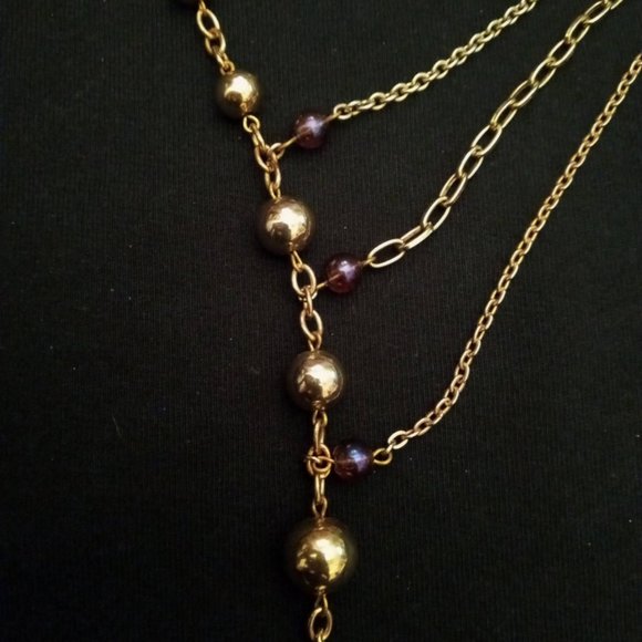 Women's Multi-Chained Necklace - Picture 3 of 4